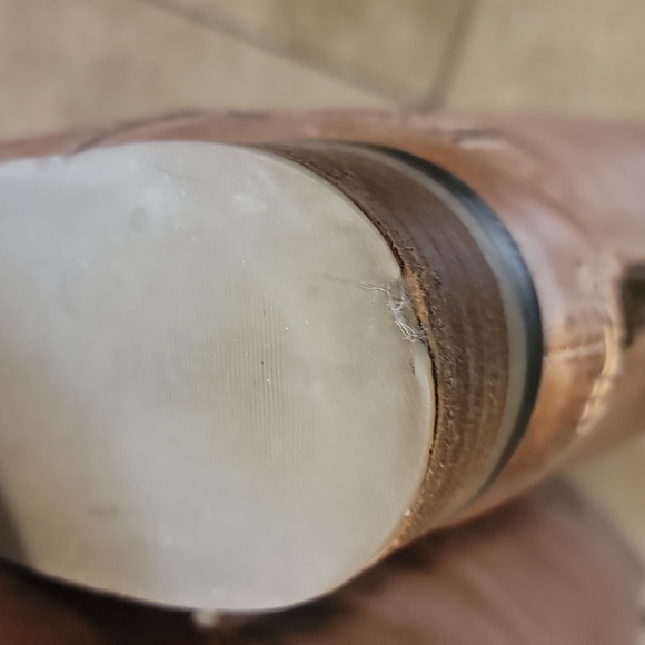 Corral light brown  leather boots 8 - Picture 7 of 10